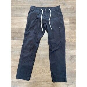 Vuori Pants Mens M Grey Ripstop Hiking Cargo Stretch Performance V412 Jogger